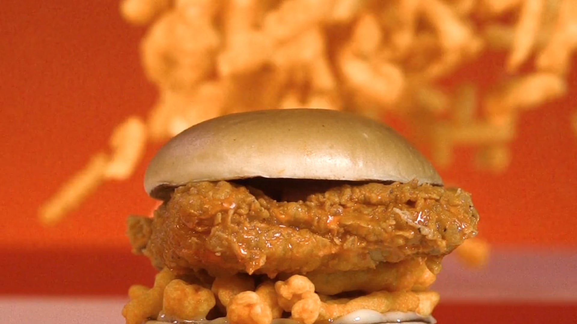 KFC x Cheetos Collab Chicken Sandwich