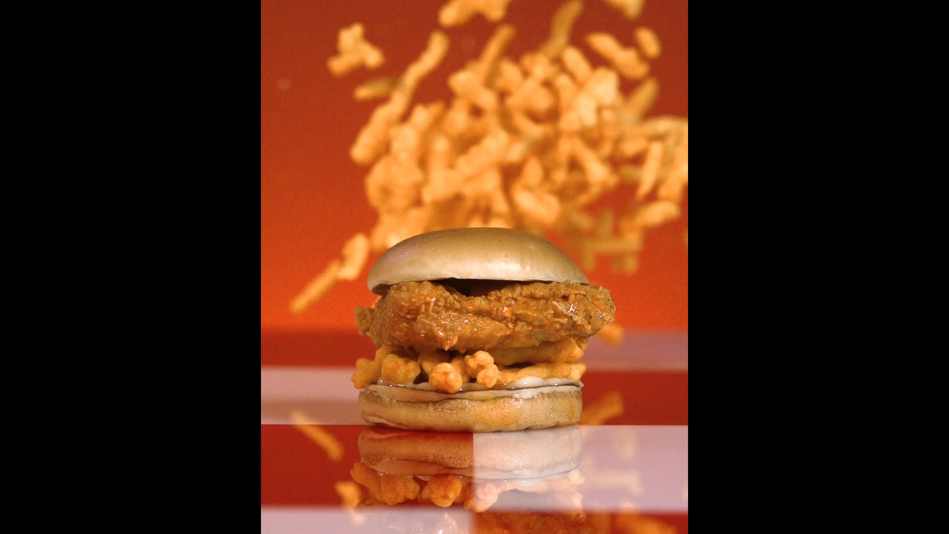 KFC x Cheetos Collab Chicken Sandwich