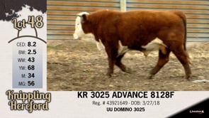 Lot #48 - KR 3025 ADVANCE 8128F