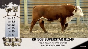 Lot #45 - KR 50B SUPERSTAR 8124F