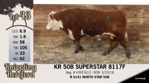 Lot #43 - KR 50B SUPERSTAR 8117F