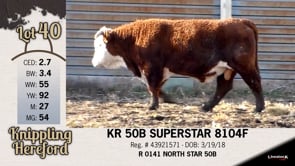 Lot #40 - KR 50B SUPERSTAR 8104F