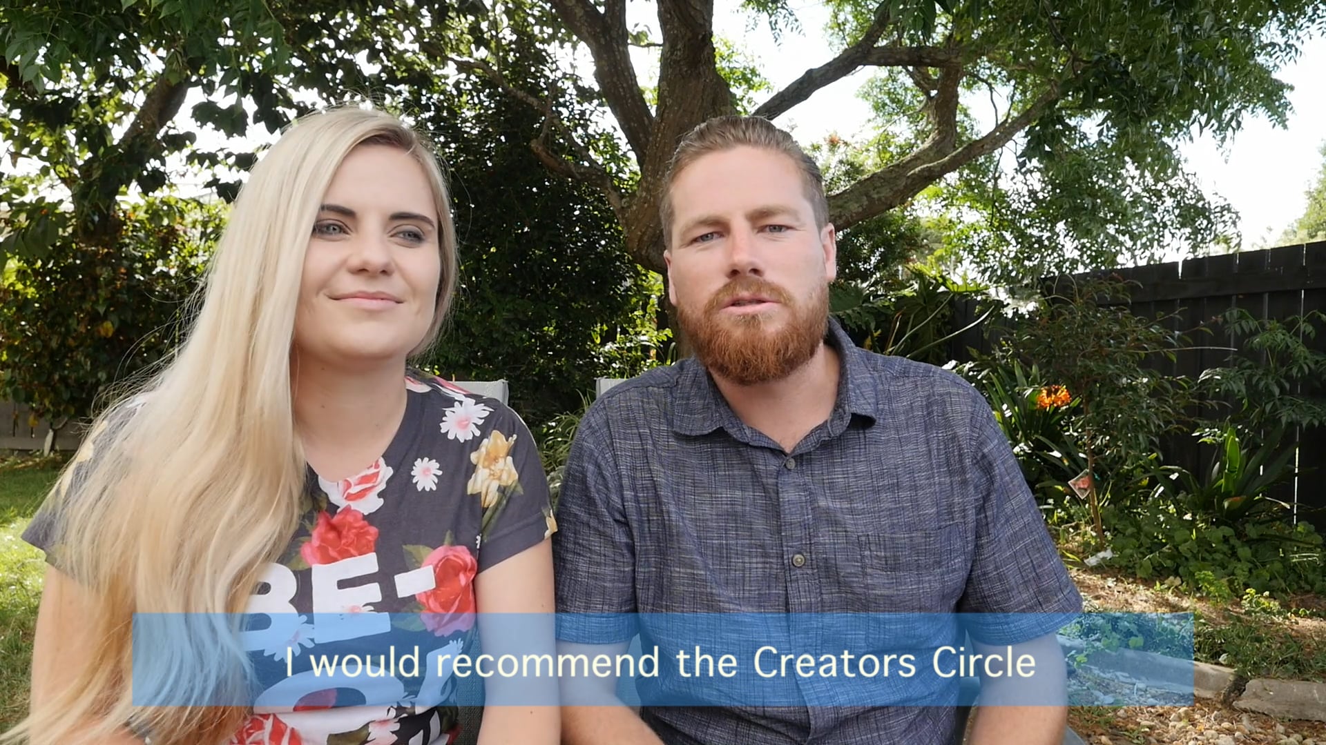 Sarieta & Ruan - The Creators Circle Testimonial