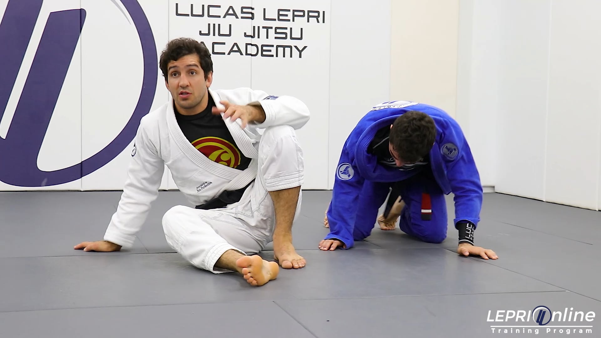 Lepri BJJ Online Training: Half Lasso to De La Riva to Omoplata When Oppone