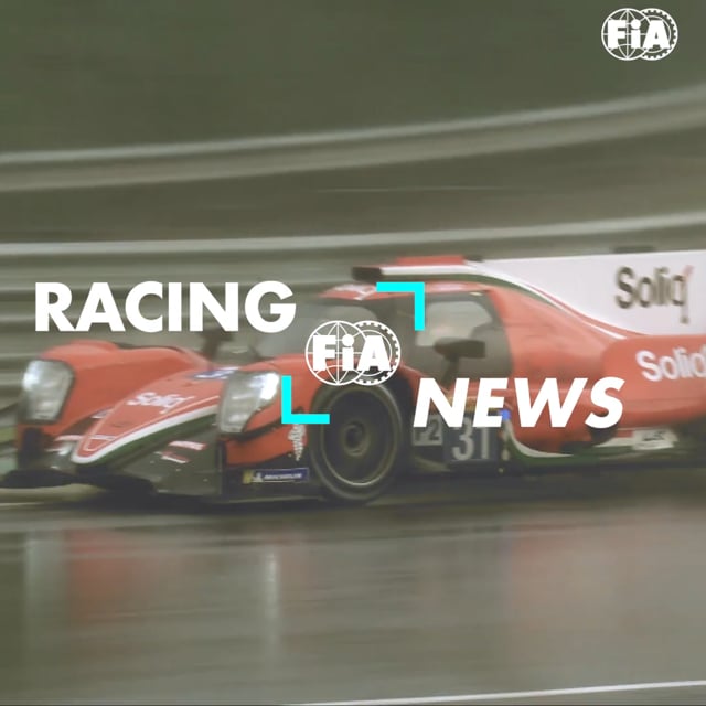 FIA RACING NEWS
