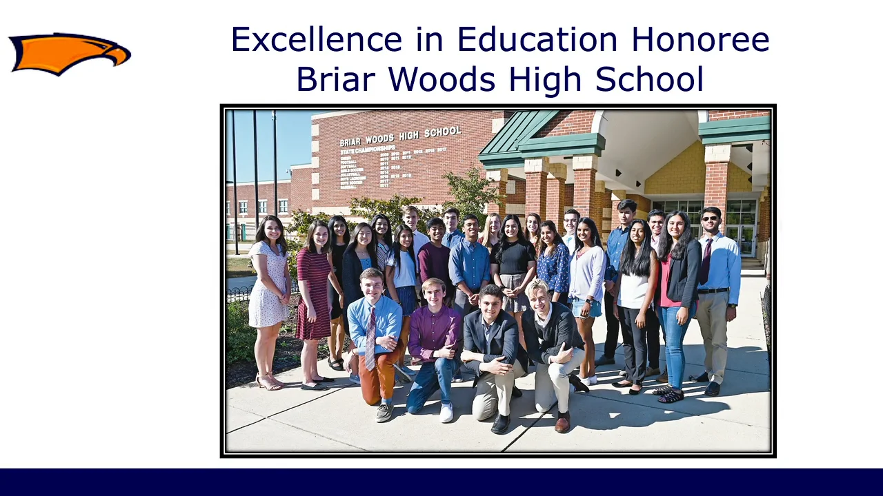 Briar Woods High School Excellence Banquet 2019