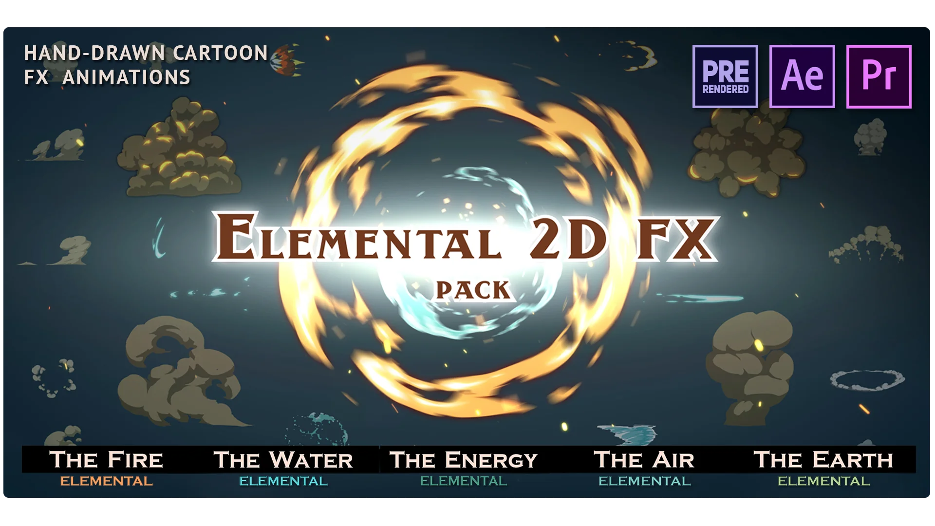 Element 2d. Elemental 2d FX. RTFX эффекты. RTFX animation для after Effects. Animation Pack. Elemental 2d FX Pack..