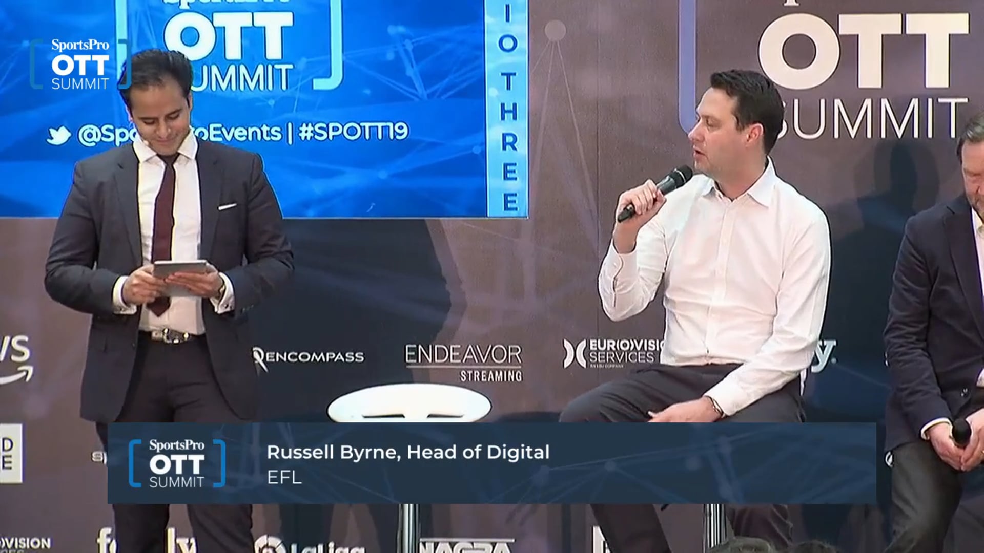 SportsPro OTT Summit: Reducing Latency and Improving Fan Experience. Chair: Sid Kohli