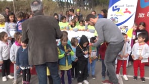 300 nens i nenes de la comarca en el cross que s'ha fet a l'Escala