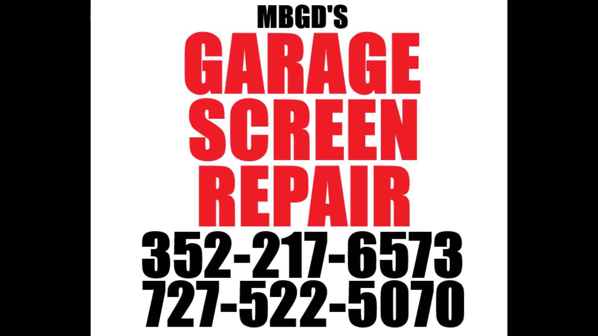 GARAGE SCREEN REPAIR THE VILLAGES FL FLORIDA on Vimeo