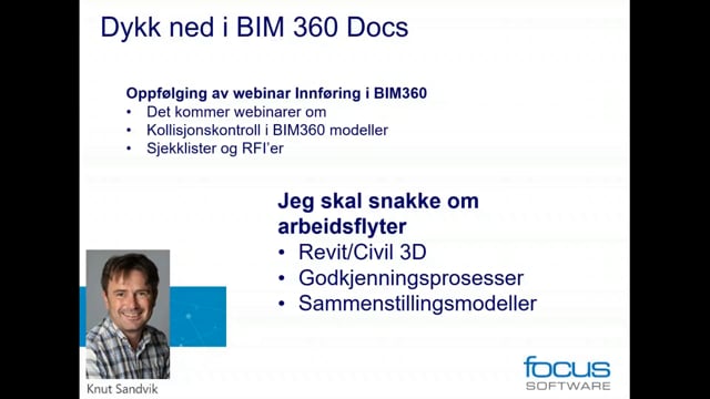 BIM 360 - Dykk ned i Document Manager