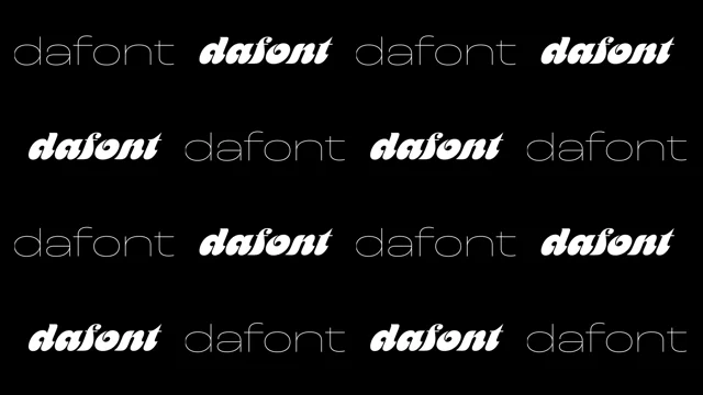 Dafont Rebranding on Behance