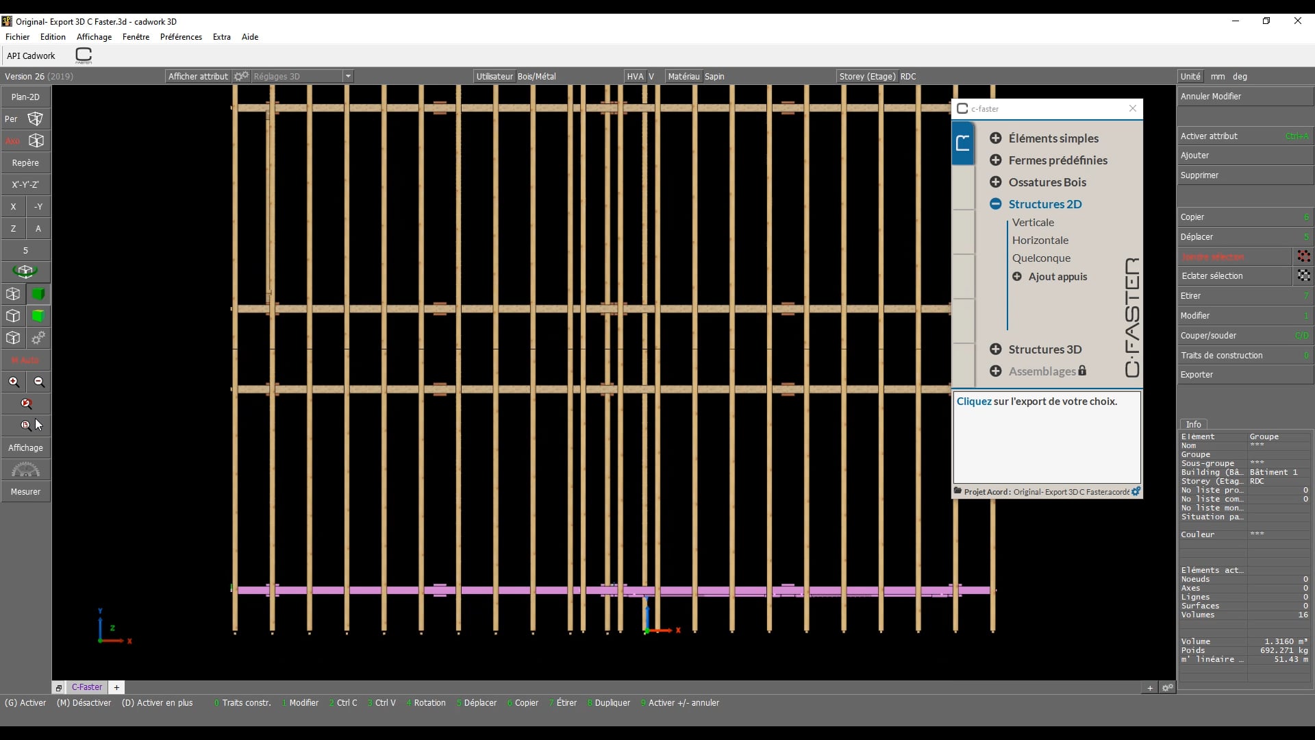 cadwork CFaster cadwork Cfaster_05_ExportStructures2D on Vimeo