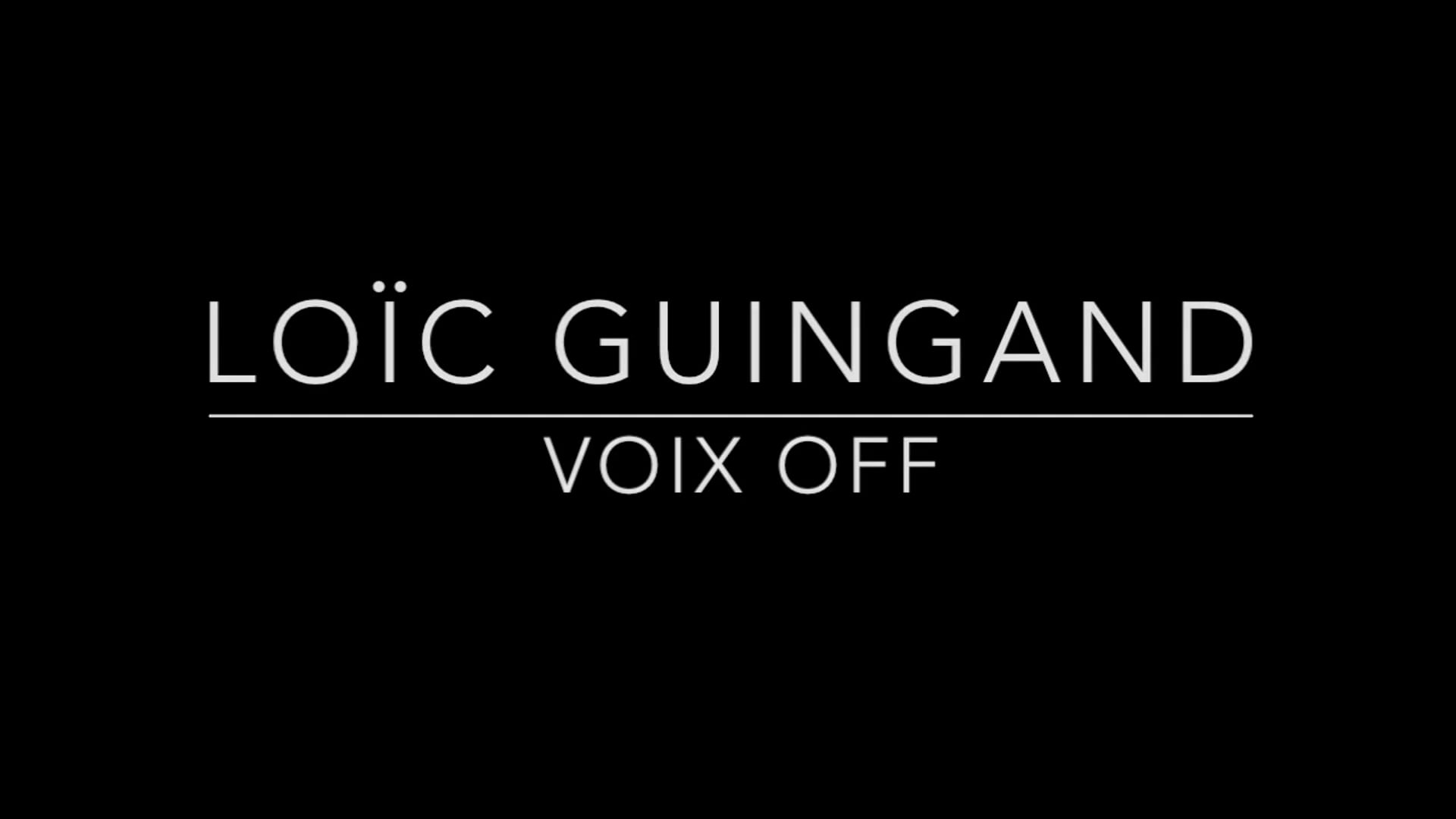 Vidéo Bande demo voix off