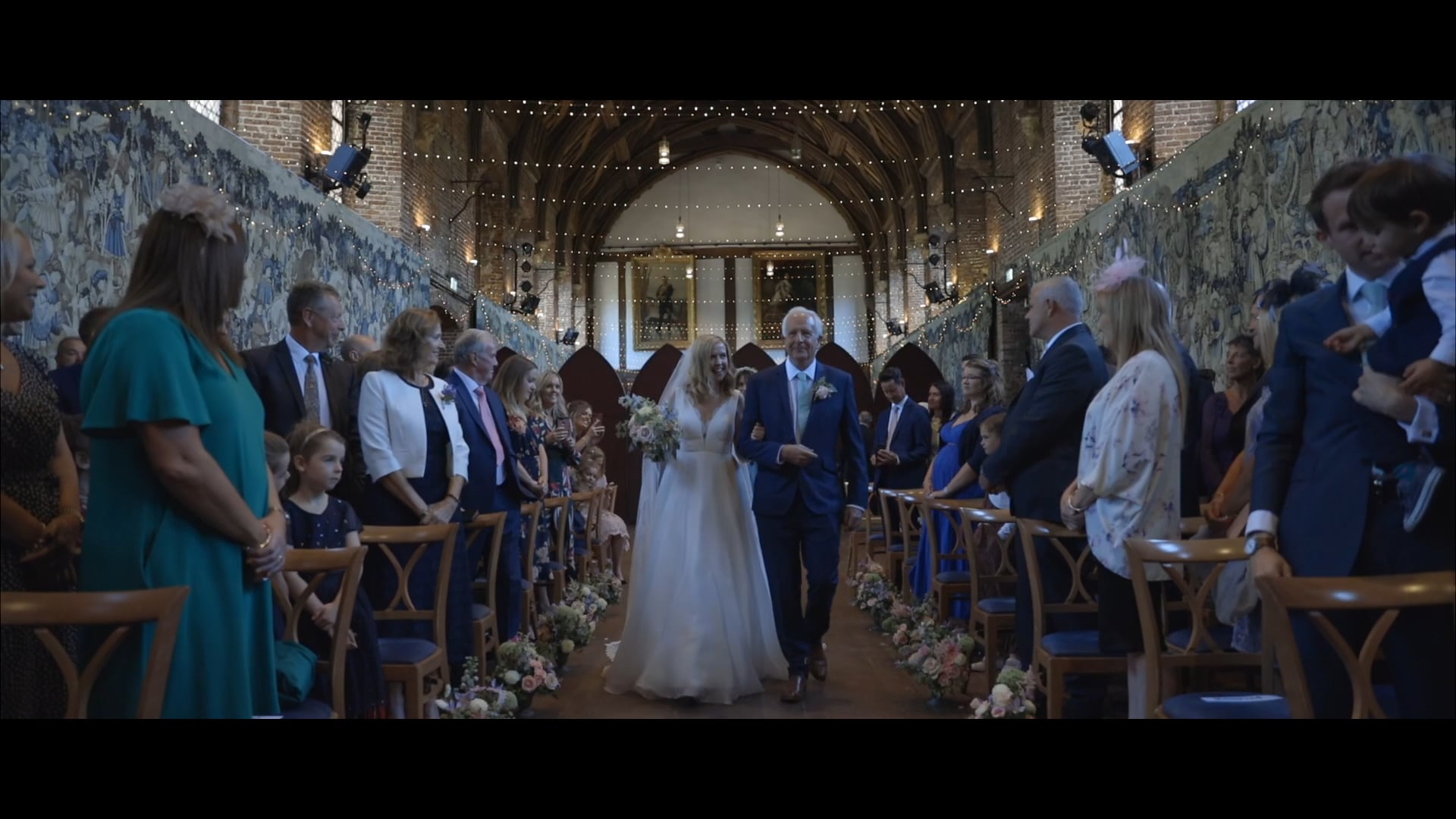 Cinematic wedding video