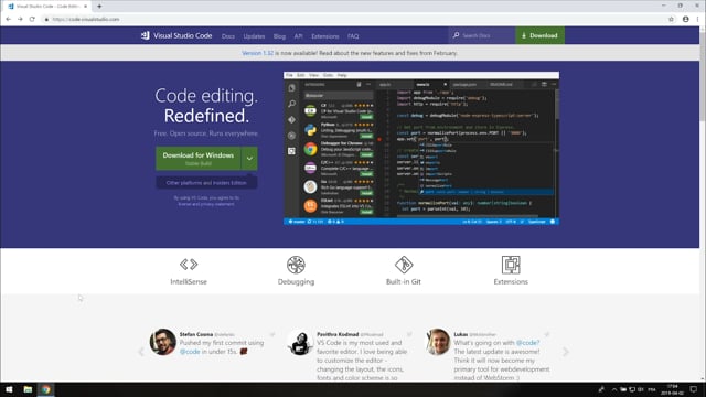 Installation de Visual Studio Code pour Windows