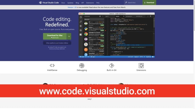 Installation de Visual Studio Code sur Mac OS