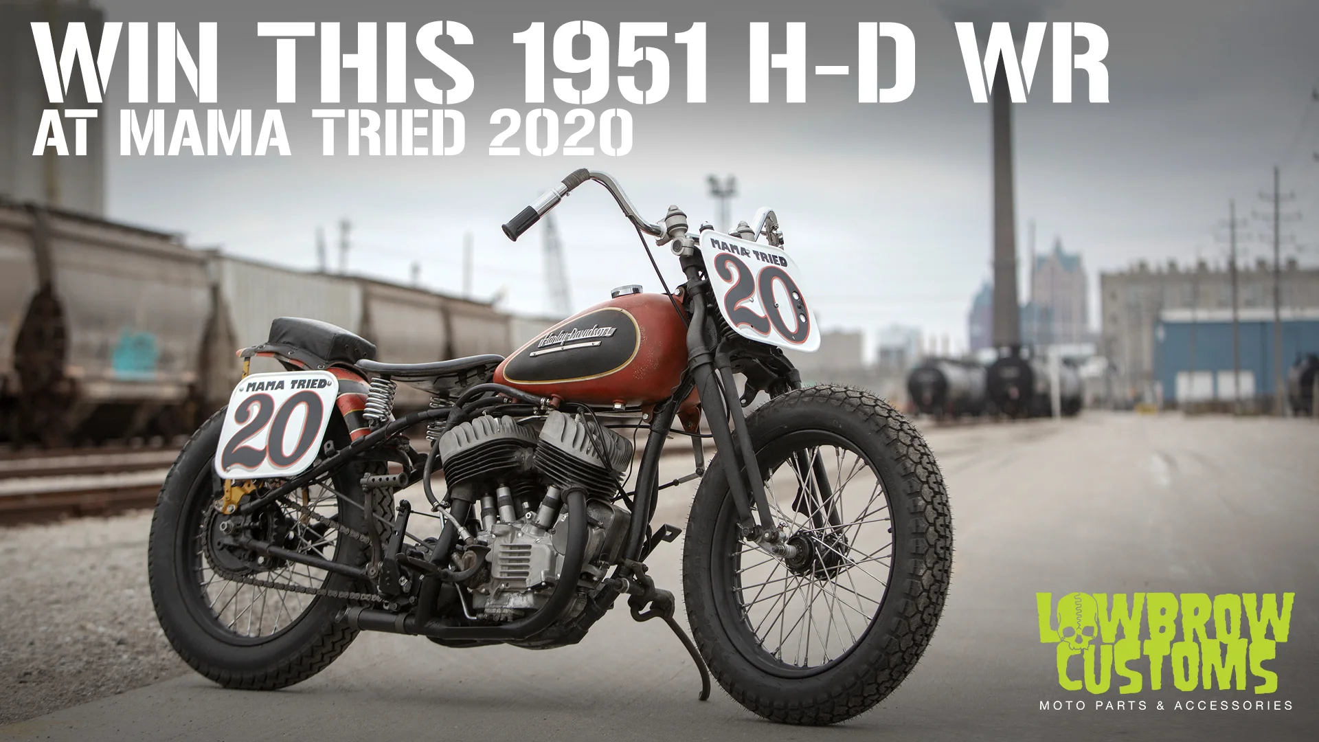 Win This 1951 Harley-Davidson WR Motorcycle at Mama Tried Show