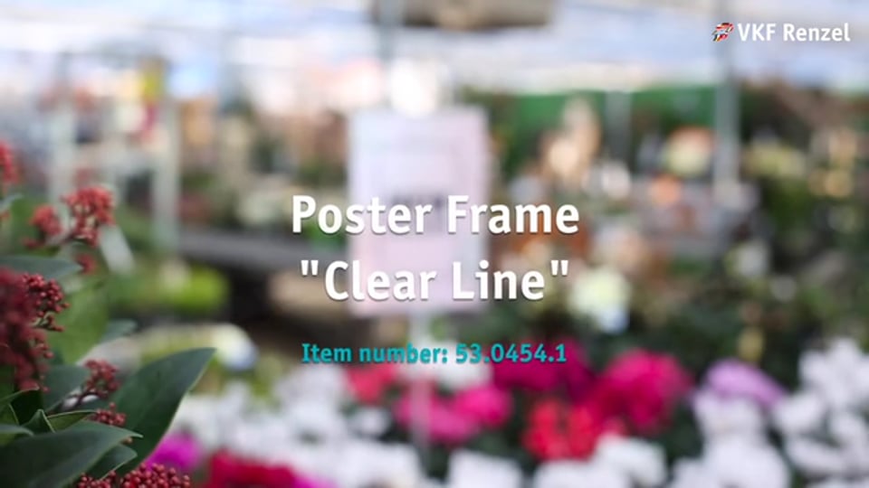 Poster Frame Clear Line 53-0454-1