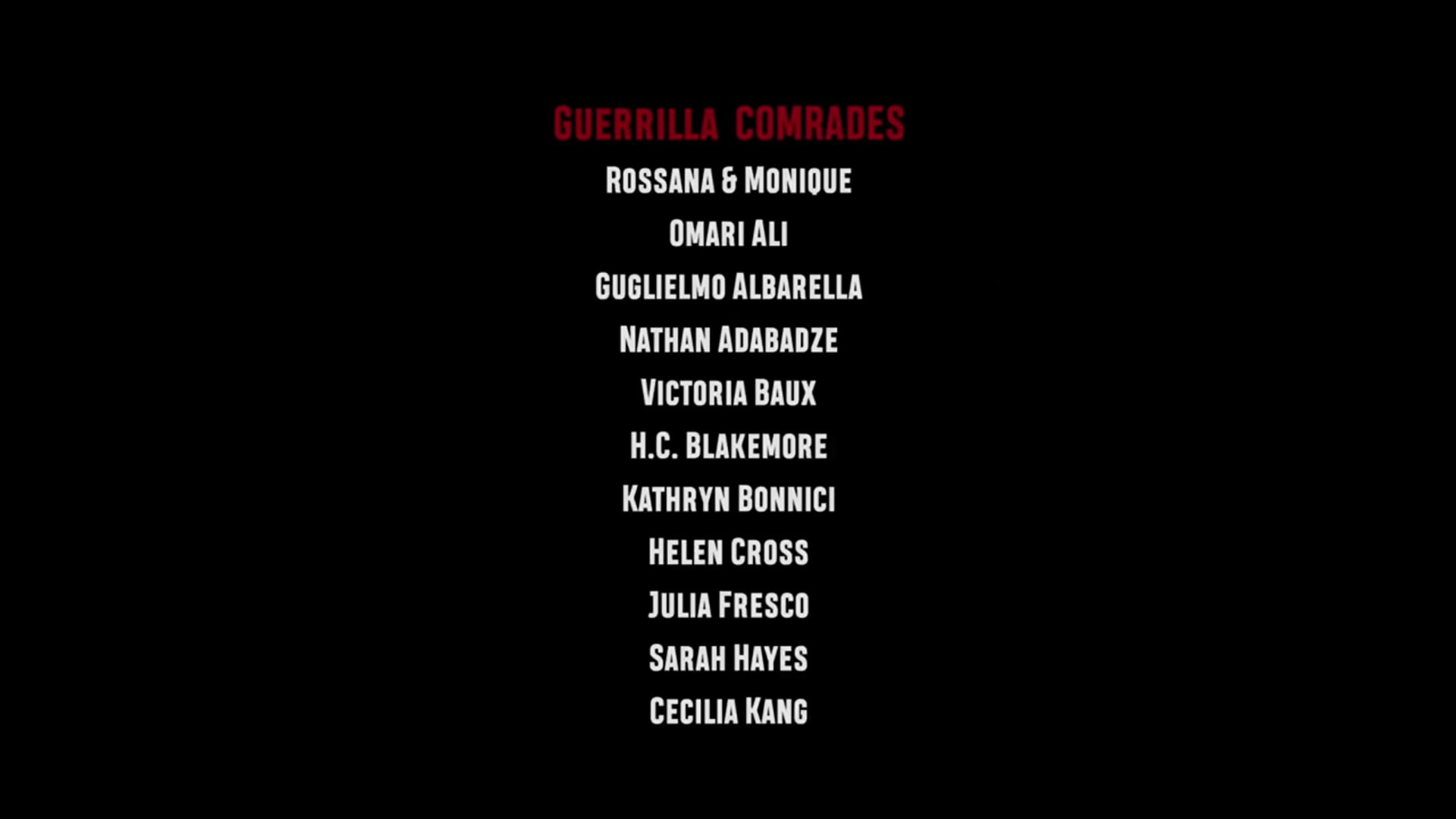Trumped (Feature film) credit songs