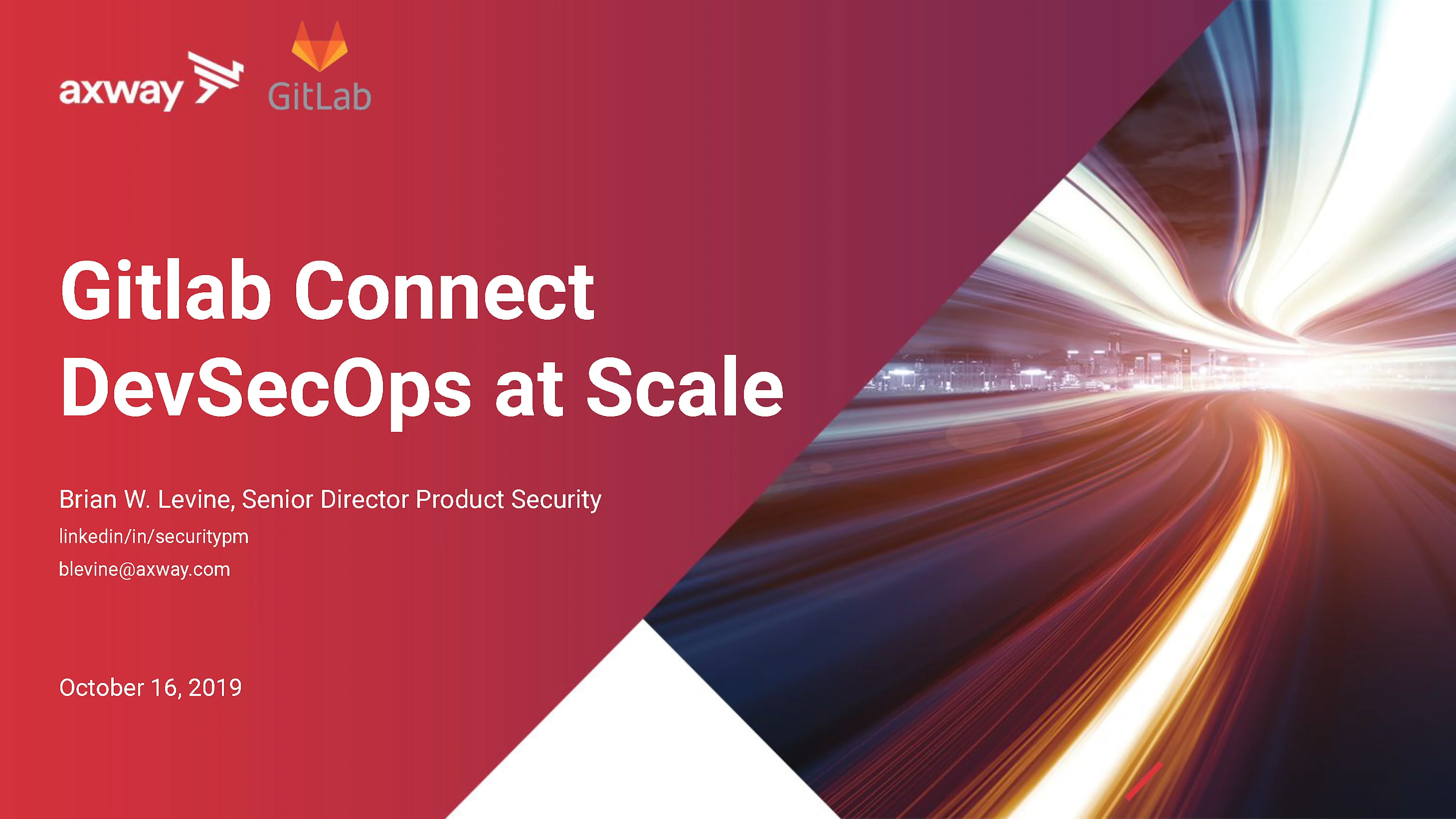 GitLab Connect Seattle :: axway on Vimeo