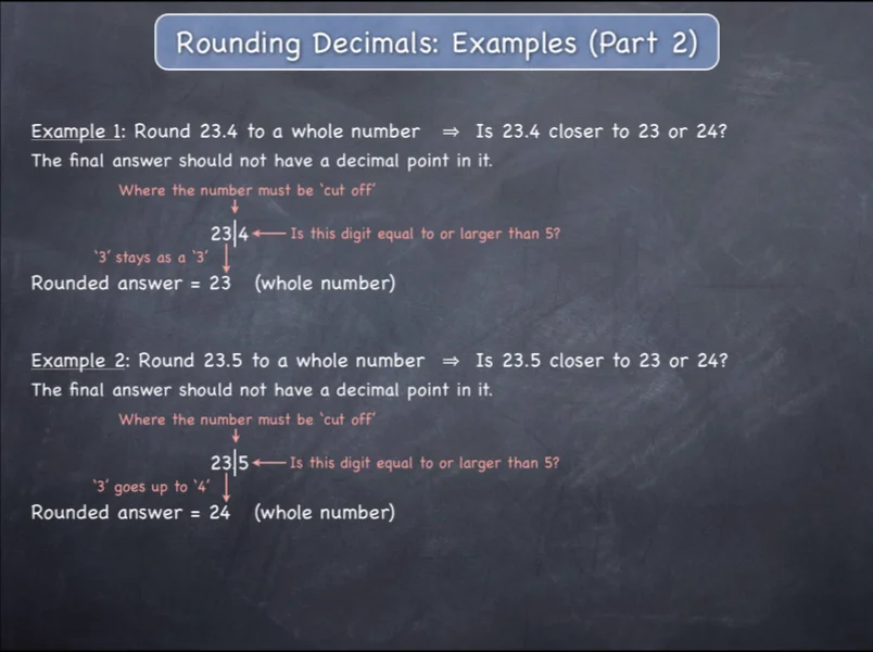Rounding Decimals: Examples (Part 2)
