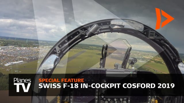 F-18 In-cockpit - RAF Cosford Air Show 2019