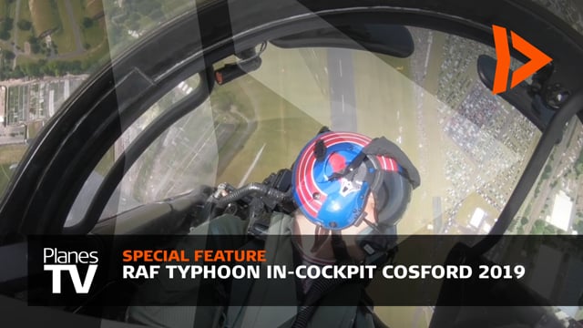 Typhoon In-cockpit - RAF Cosford Air Show 2019