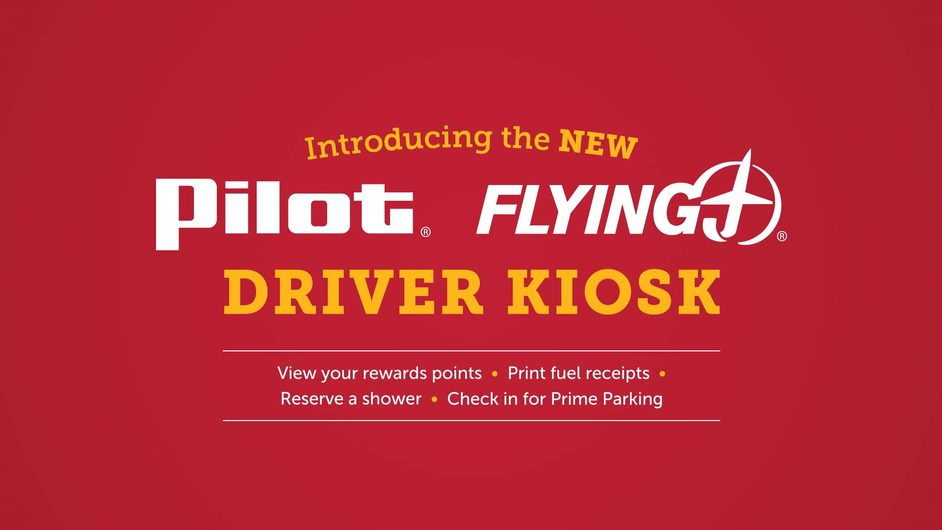 The NEW Pilot Flying J Driver Kiosk, No Audio on Vimeo