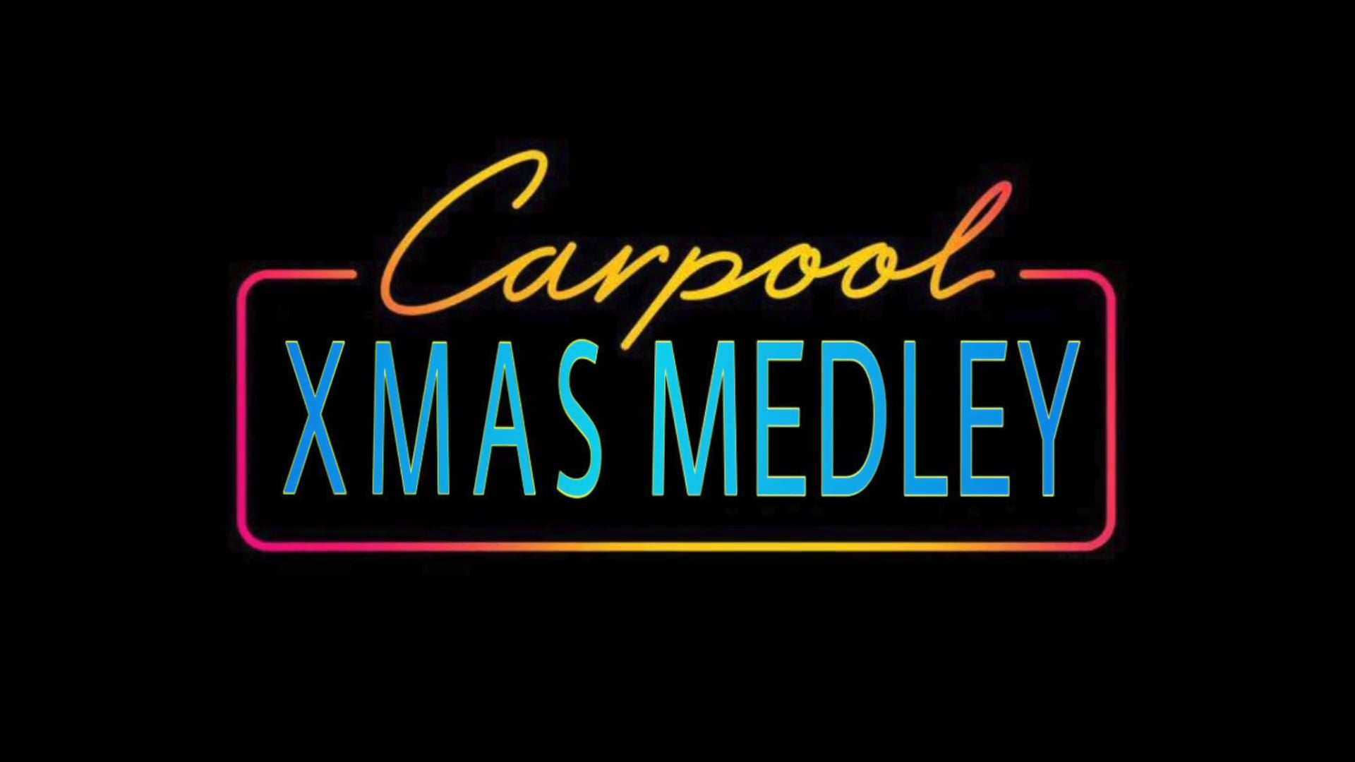 2019 Carpool Karaoke XMAS Medley