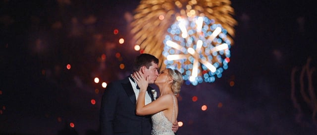 Video thumbnail for Magic Kingdom Fireworks Wedding | Torri & Skyler
