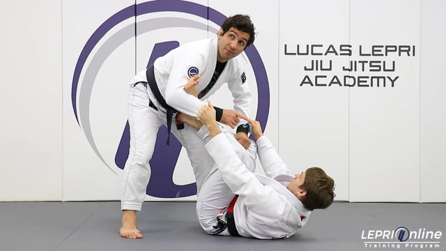 Osoto Gari Throw to Knee On Belly