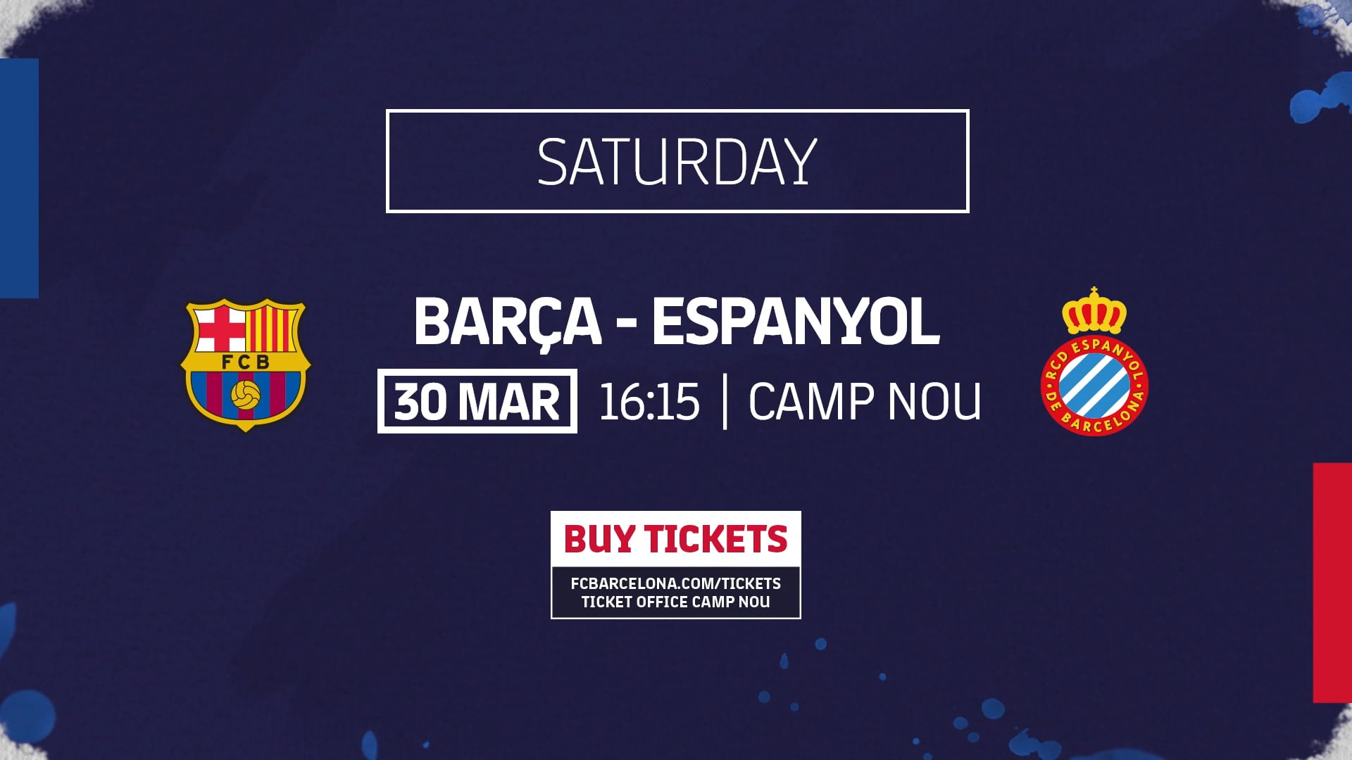 FCBarcelona | We Color Football · FCB vs RCDE