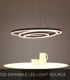 Video Triniti Modern Pendant Light - Ø 80cm - LED Dim. - 3000K - Black