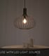 Video Manuela Vintage Pendant Light - Ø 50cm - 1xE27 - Black