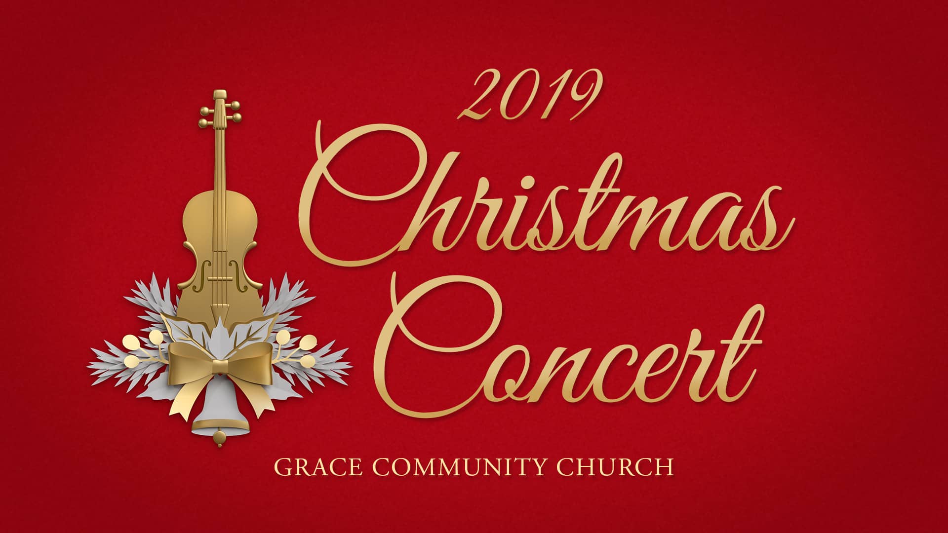 Grace Community Church Christmas Concert 2019 on Vimeo