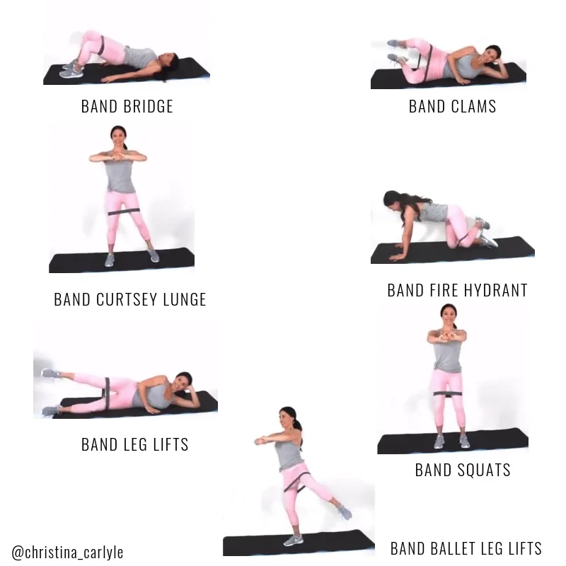 Workouts to do with leg bands sale