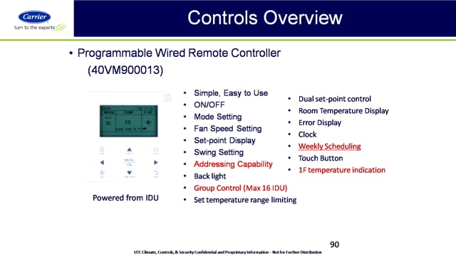 Single Phase VRF Controls (23 of 43)