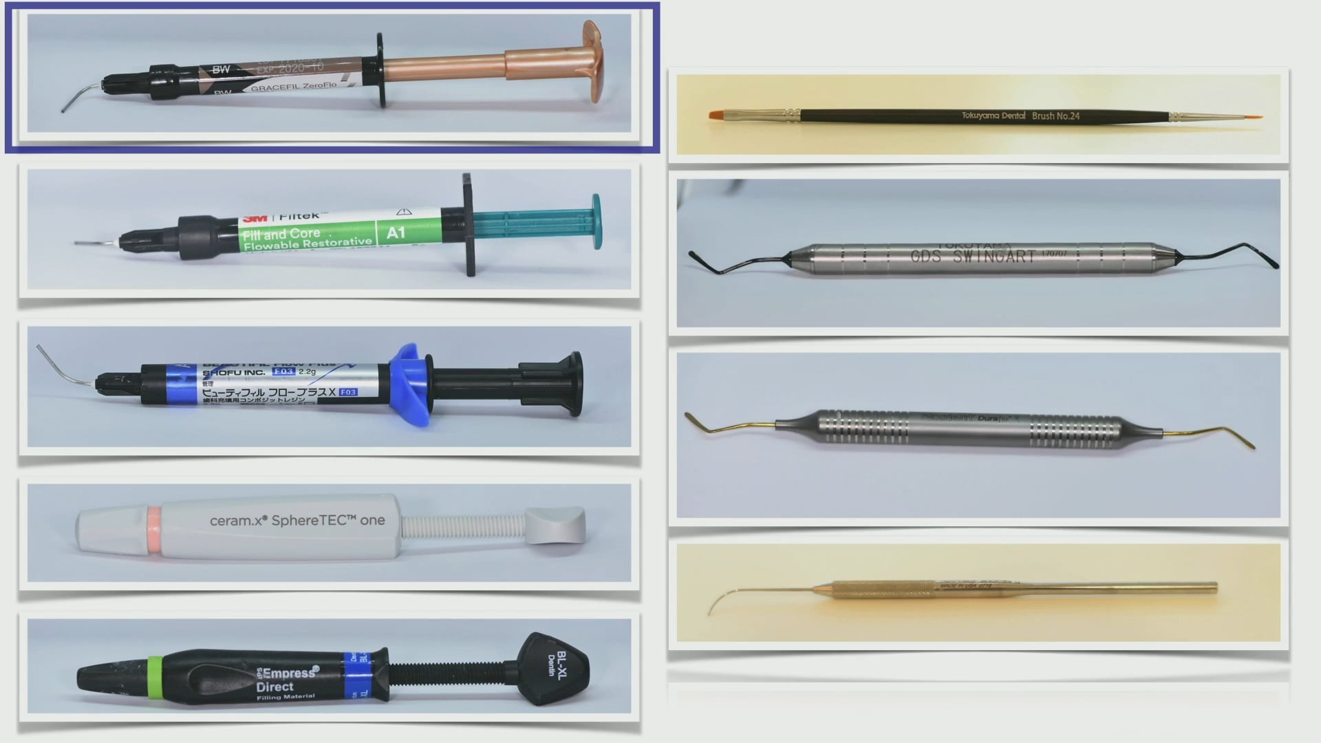 #3 Composite Resin Filling、臨床例（レジン充填）