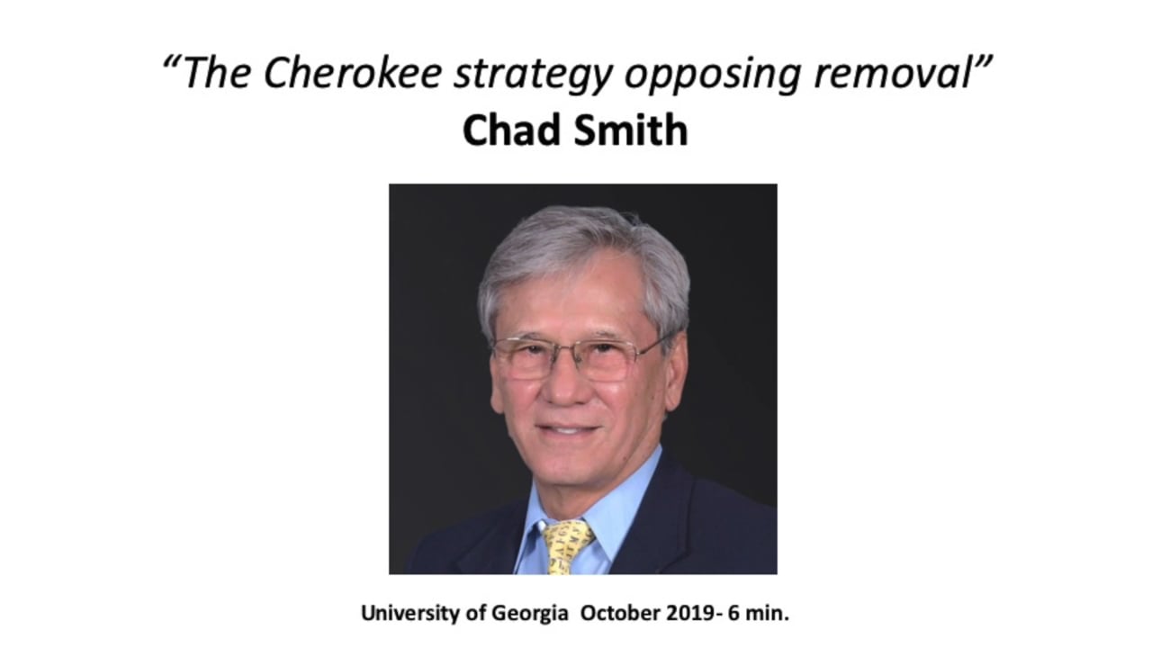 The Cherokee Strategy Opposing Removal