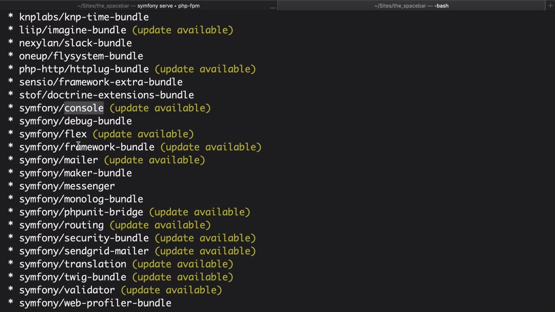 Upgrading Recipes: New Commands! > Upgrading & What's New In Symfony 5 ...