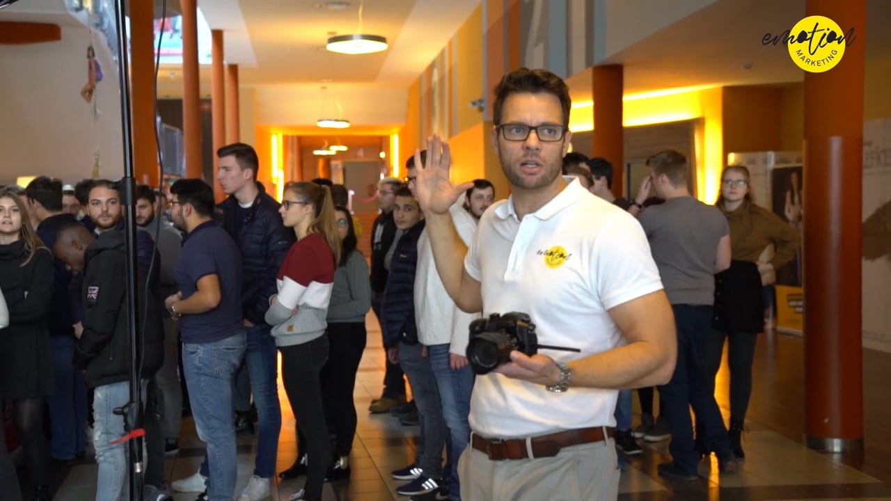 Markus Zimmermann produziert den zweiten Kinospot mit der Friedrich Dessauer Schule in Limburg