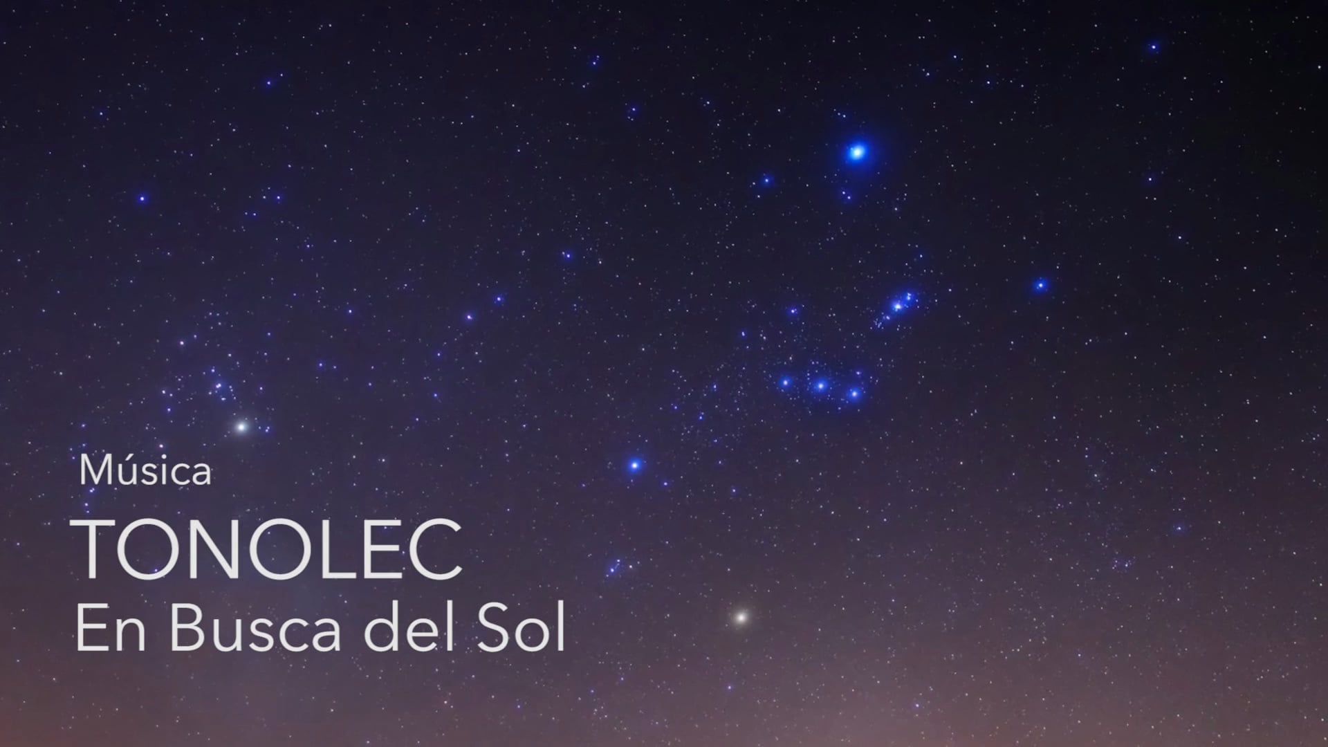 En Busca del Sol - Tonolec