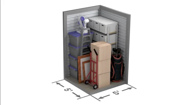 5x10 Storage Unit Size Guide  What Fits in a Storage Unit 