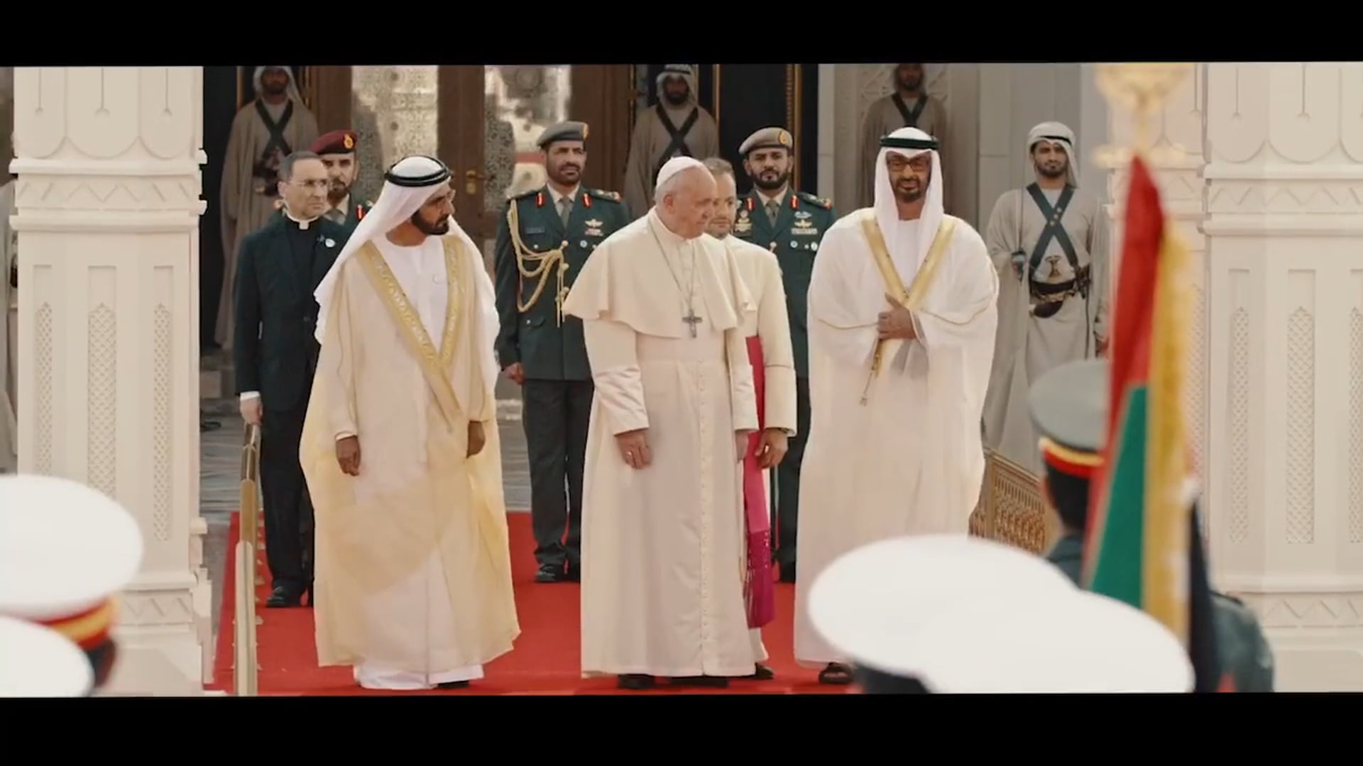 Pope and Iman in Abu Dhabi