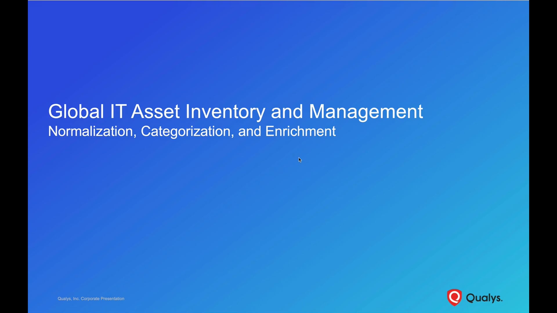 Global IT Asset Inventory - Normalization, Categorization and Enrichment
