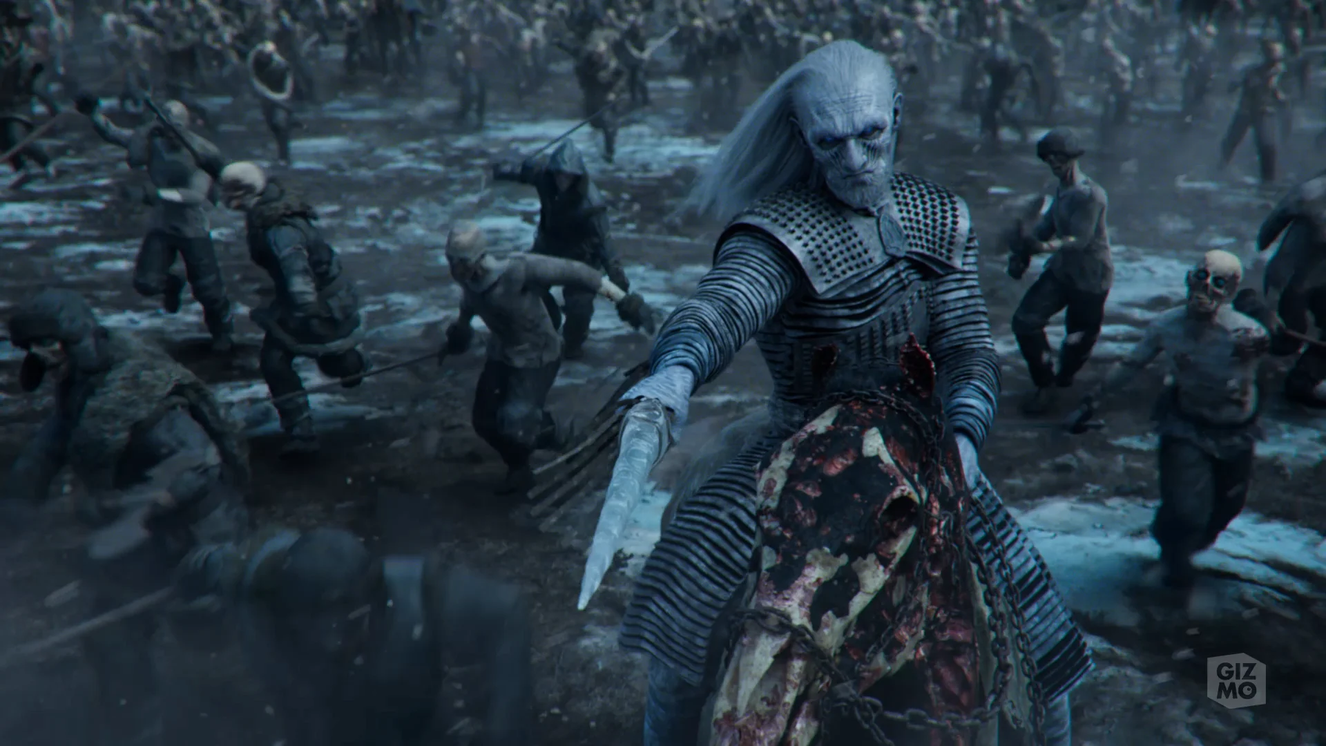 игра престолов король ночи и армия. битва с белыми ходоками. битва с белыми ходоками. игра престолов армия мертвецов. игра престолов сражение с белыми ходоками.