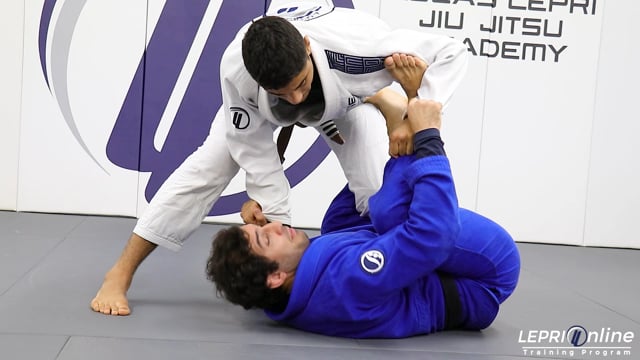 Open Guard to Double Sweep Attempt to Back Take