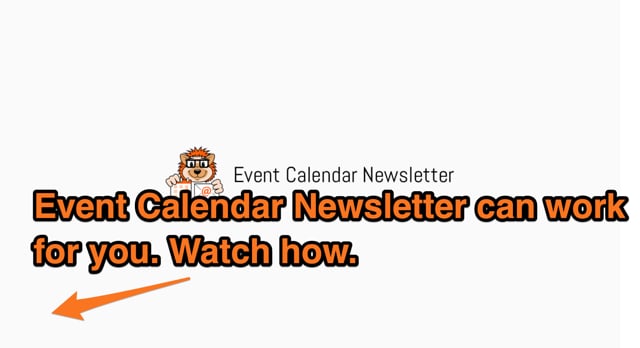 Event Calendar Newsletter