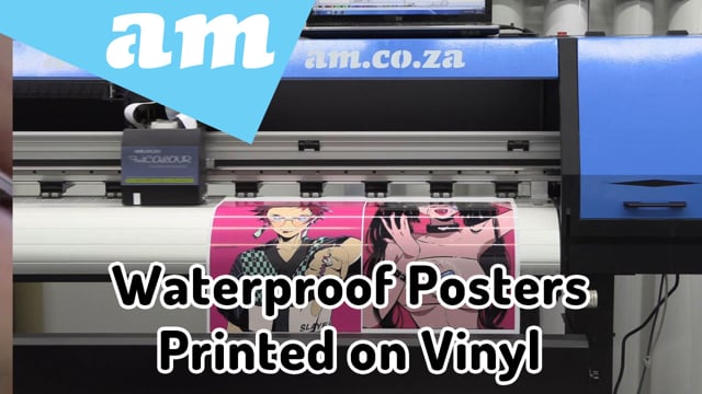 Maker Video: Posters Printed on Vinyl with Waterproof ECO-Solvent Ink and on FastCOLOUR Large Format Printer